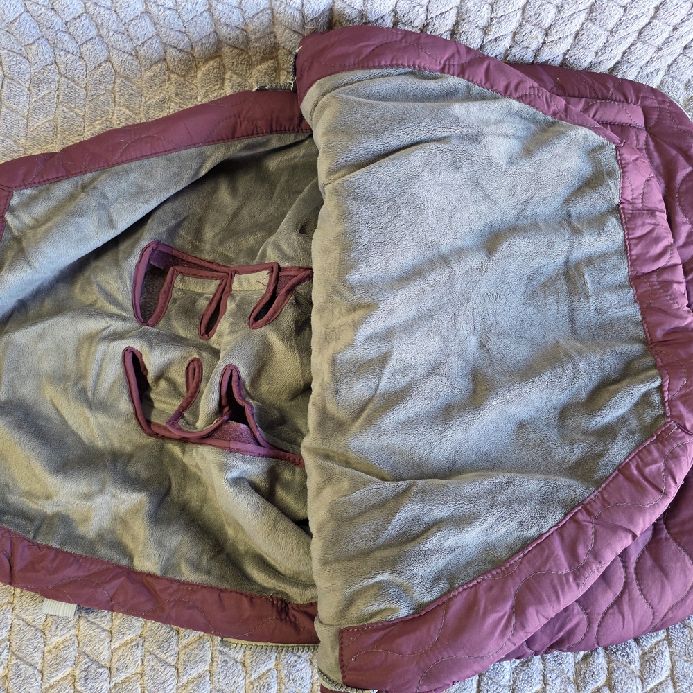 Kids Burgundy and Gray Jacket